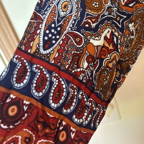 NWT KidsForm Bohemian Patterned Paisley Dress Large - Picture 9 of 12